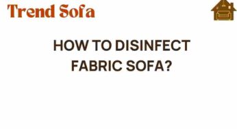 Discover the Secrets: How to Disinfect Your Fabric Sofa Effectively