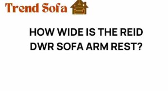 Unveiling the Reid DWR Sofa: How Wide is the Armrest?