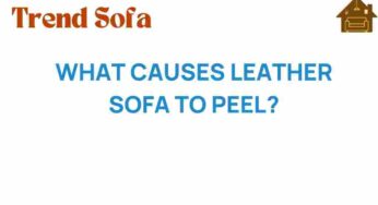 Unraveling the Mystery: What Causes Leather Sofa to Peel?