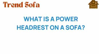 Discover the Comfort Revolution: What is a Power Headrest on a Sofa?
