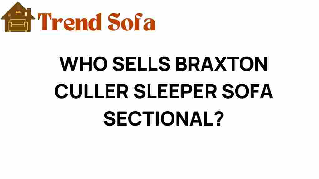 who-sells-braxton-culler-sleeper-sofa-sectionals